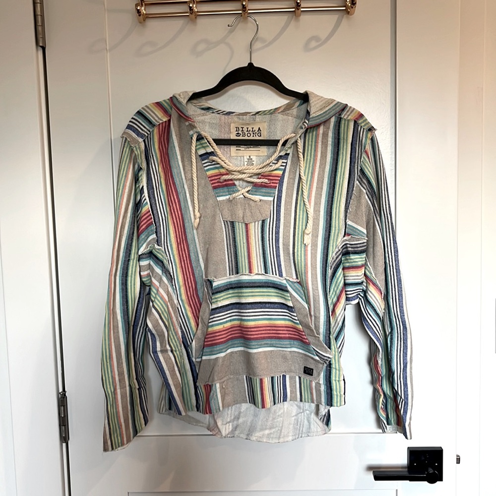 Billabong hoodie top with multicolor